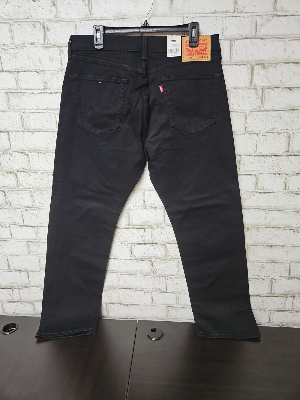 Levi's Men's Black 506 Comfort Straight Jeans Size 34x30 NWT - Picture 5 of 8
